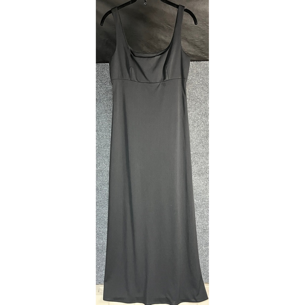 NWT VTG‎ BCBG Max Azria Black Maxi Dress Cocktail Evening Formal Size Medium